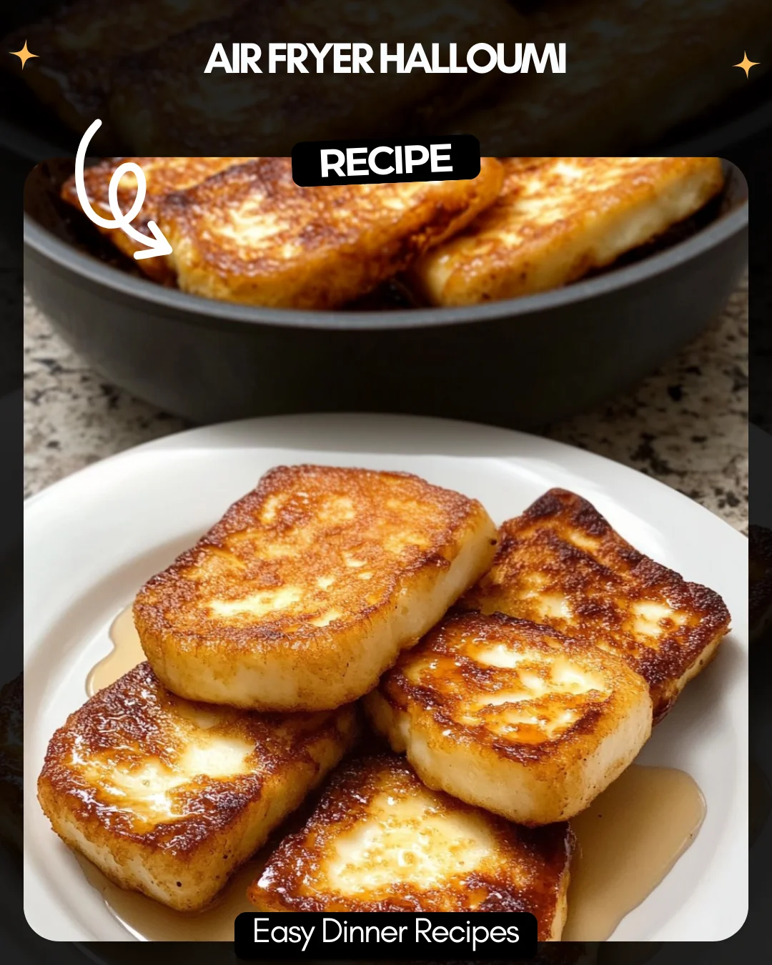 Air Fryer Halloumi