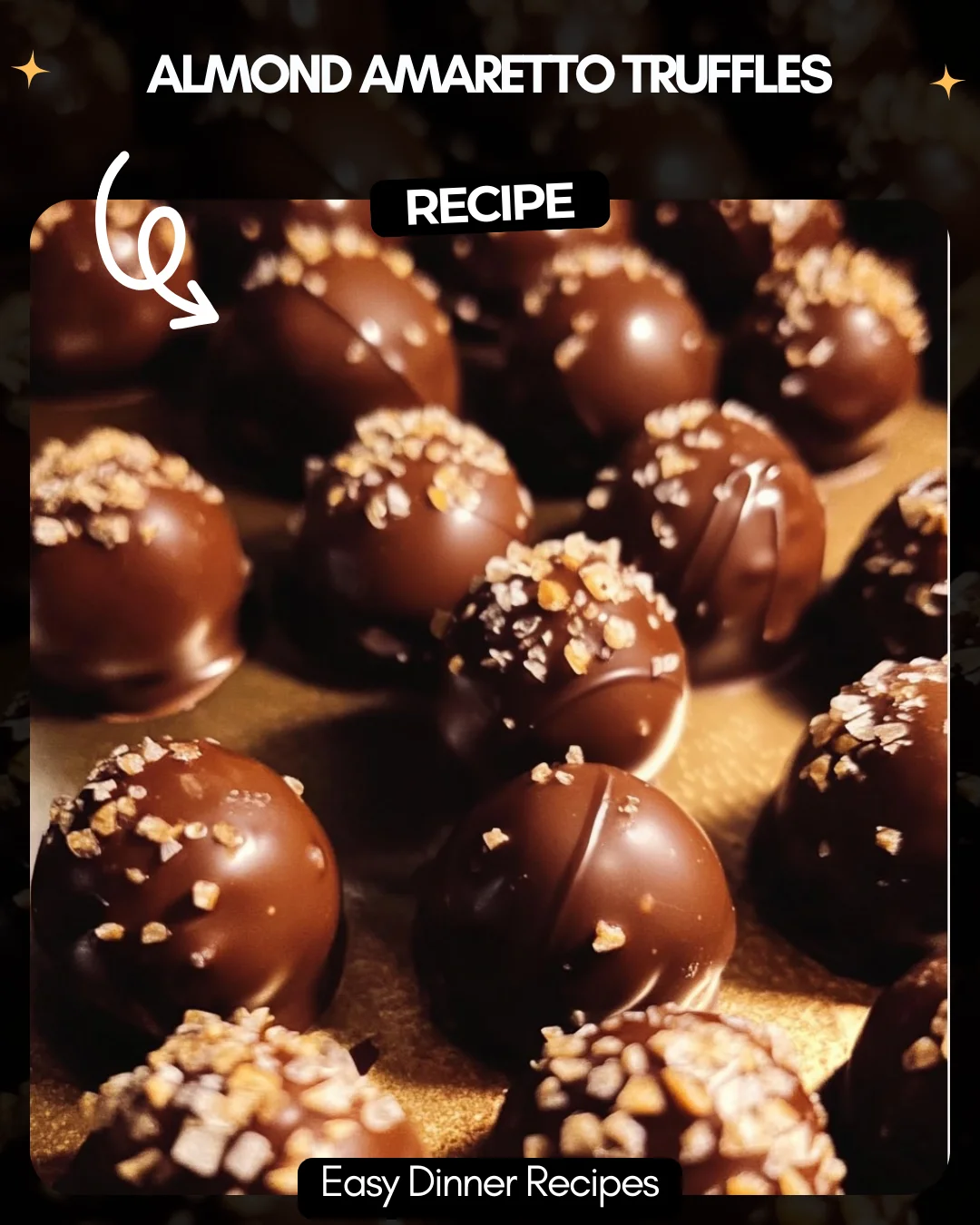 Almond Amaretto Truffles