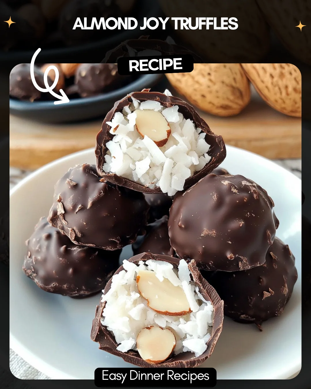 Almond Joy Truffles