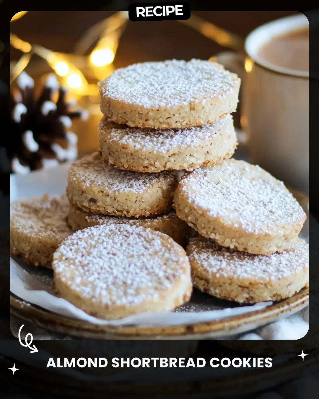 Almond Shortbread Cookies
