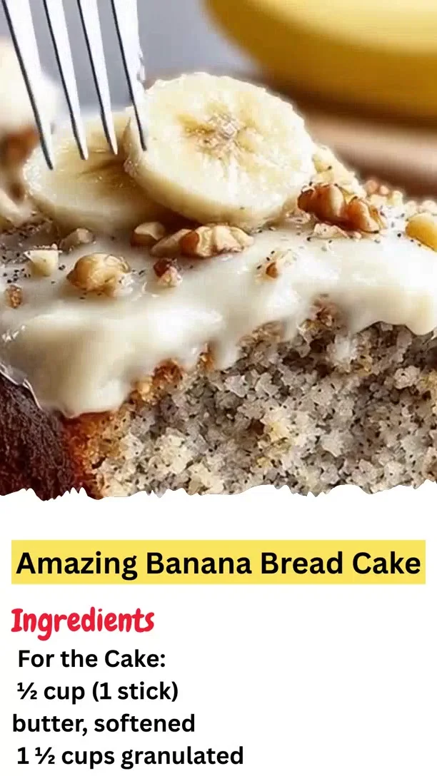 Amazing Banana Bread Cake