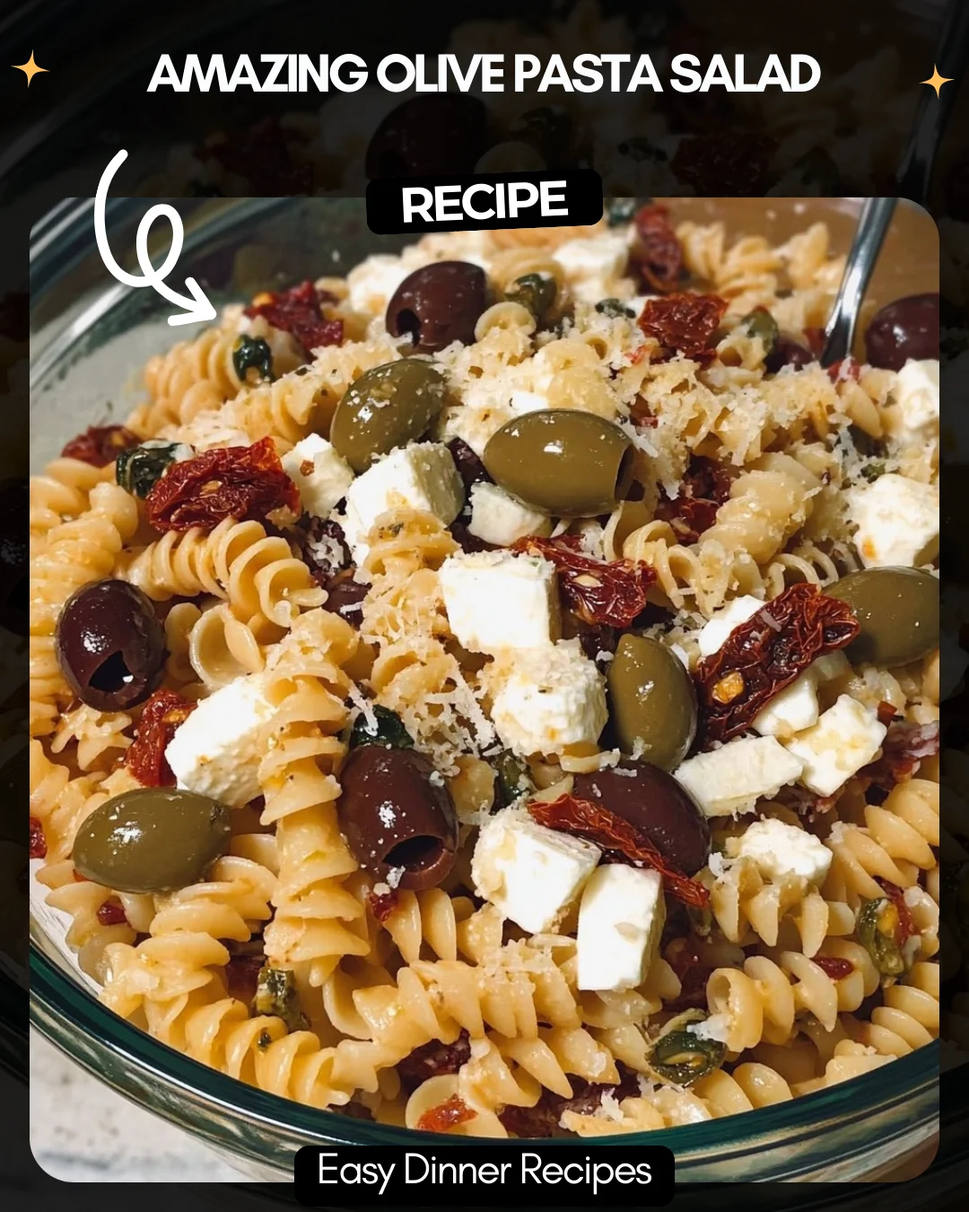 Amazing Olive Pasta Salad