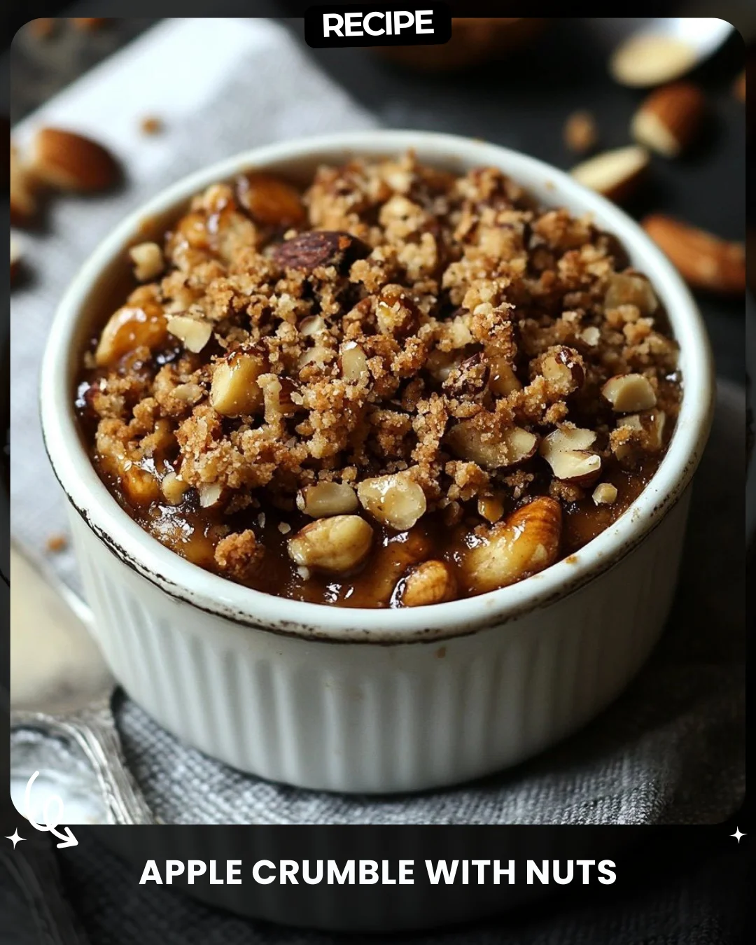Apple Crumble with Nuts