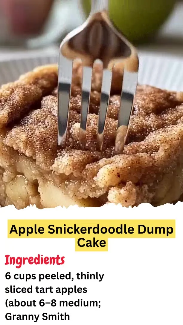 Apple Snickerdoodle Dump Cake