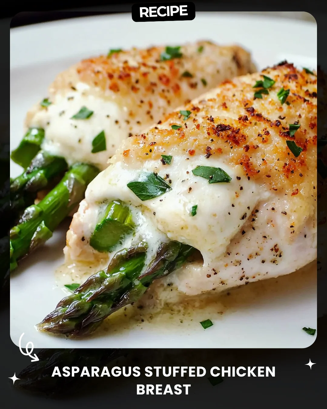 Asparagus Stuffed Chicken Breast