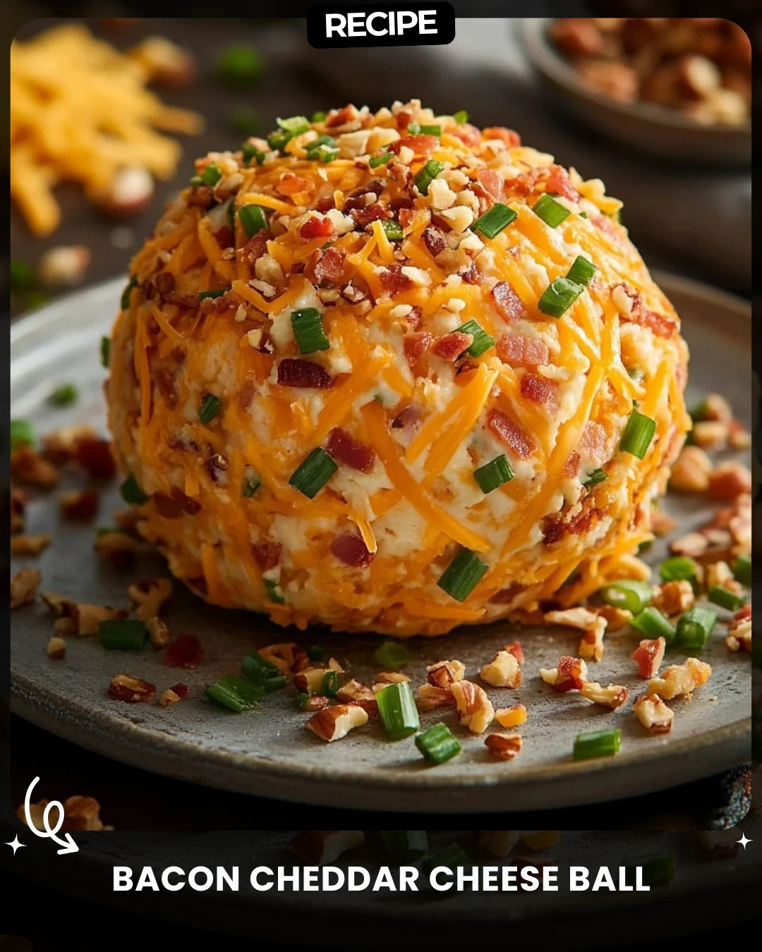 Bacon Cheddar Cheese Ball