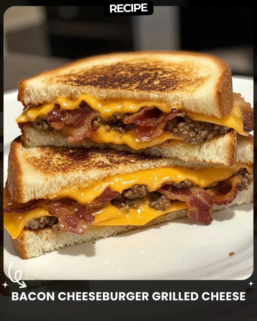 Bacon Cheeseburger Grilled Cheese