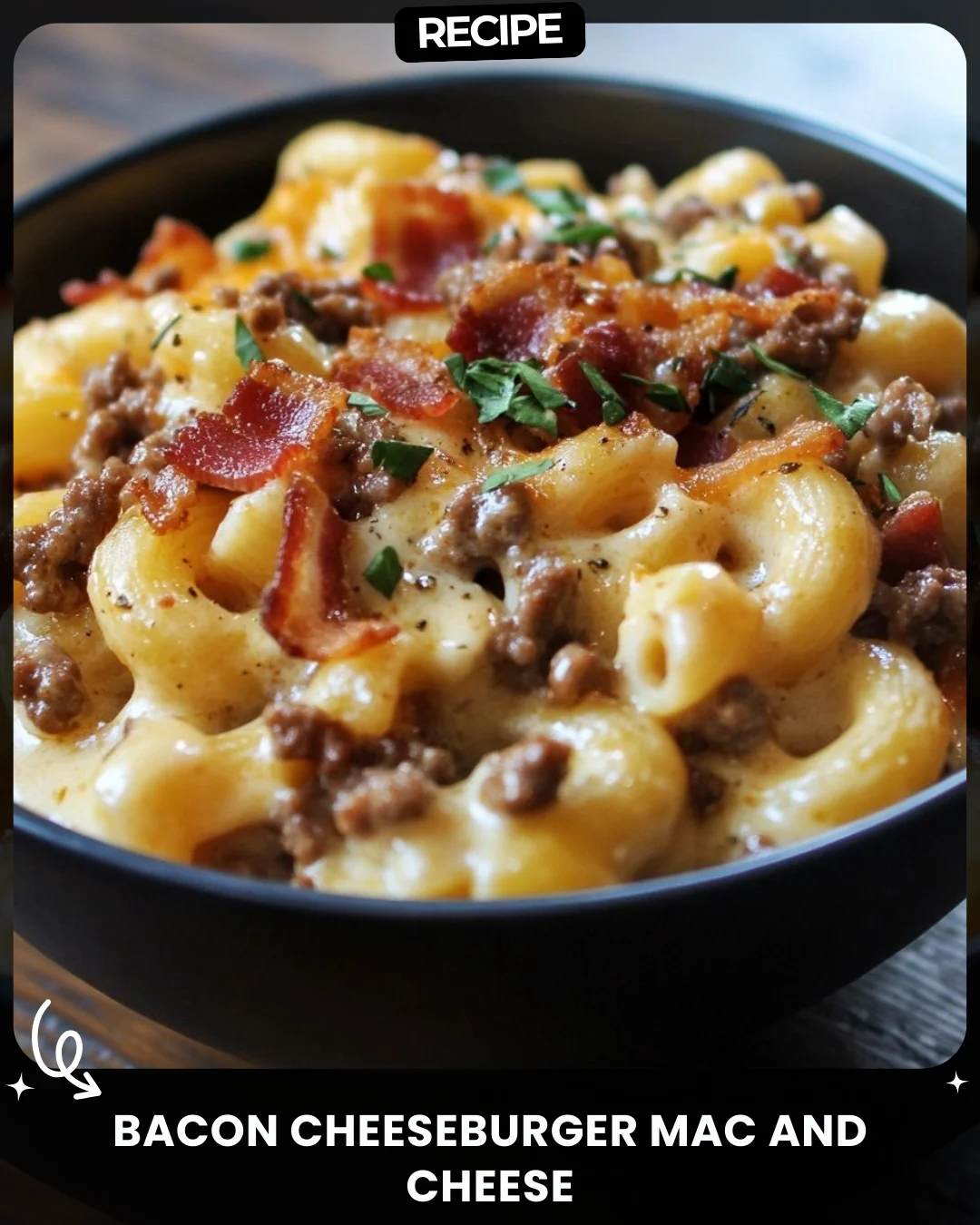 Bacon Cheeseburger Mac and Cheese
