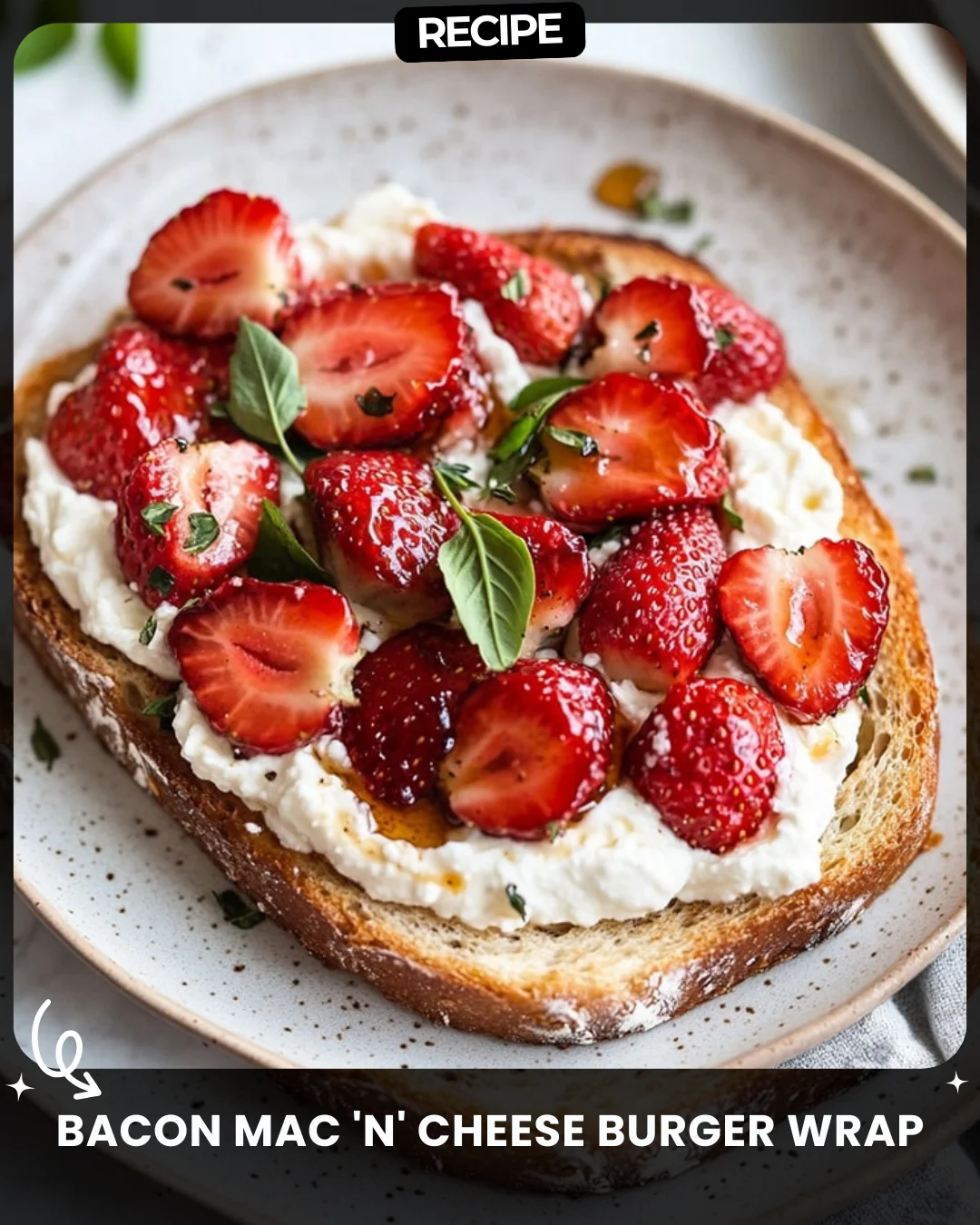 Bacon Mac ‘n’ Cheese Burger Wrap
