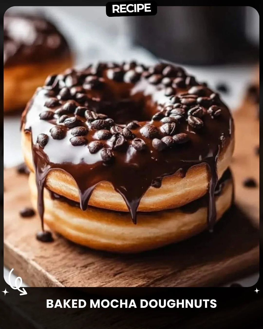 Baked Mocha Doughnuts