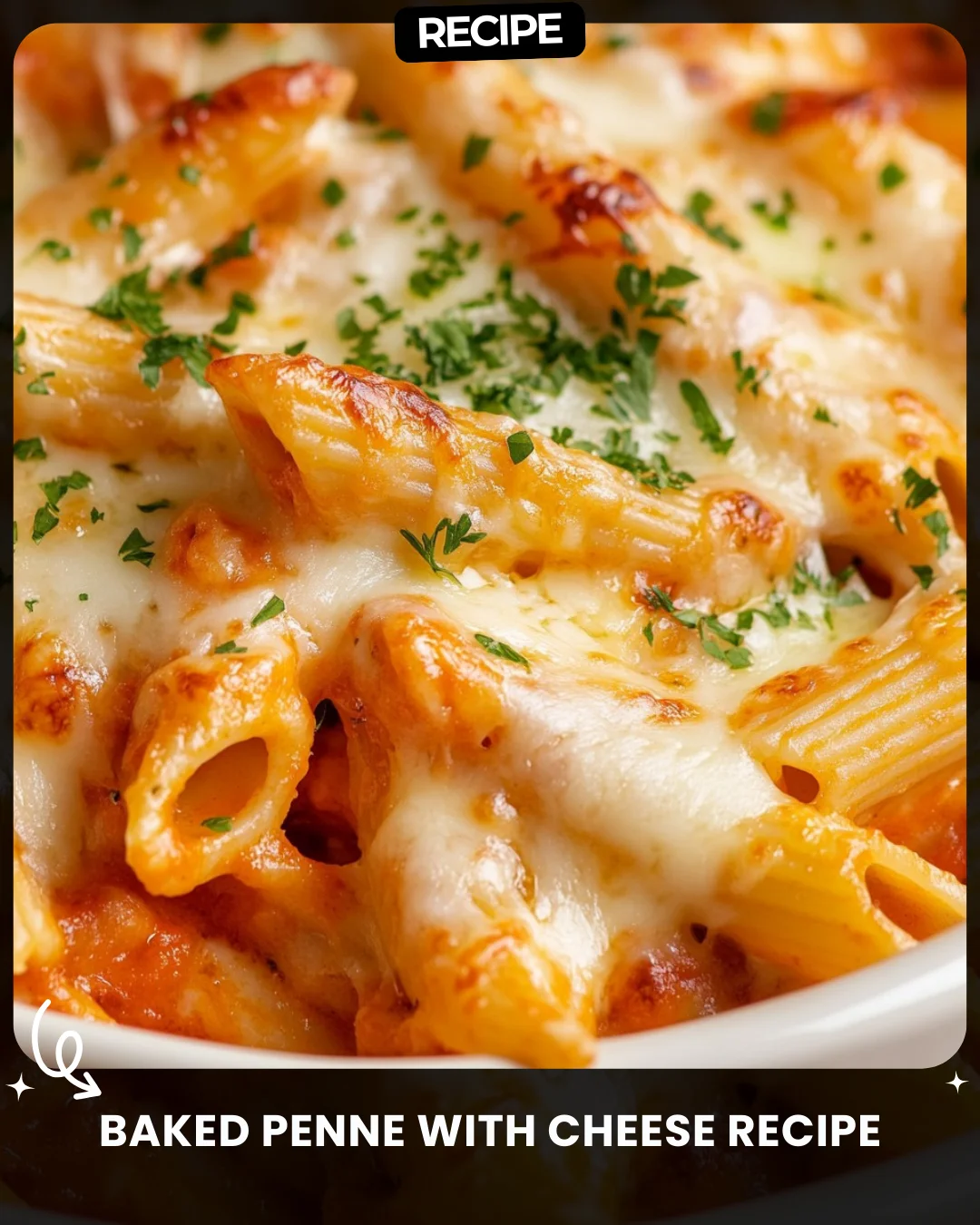 Baked Penne with Cheese Recipe