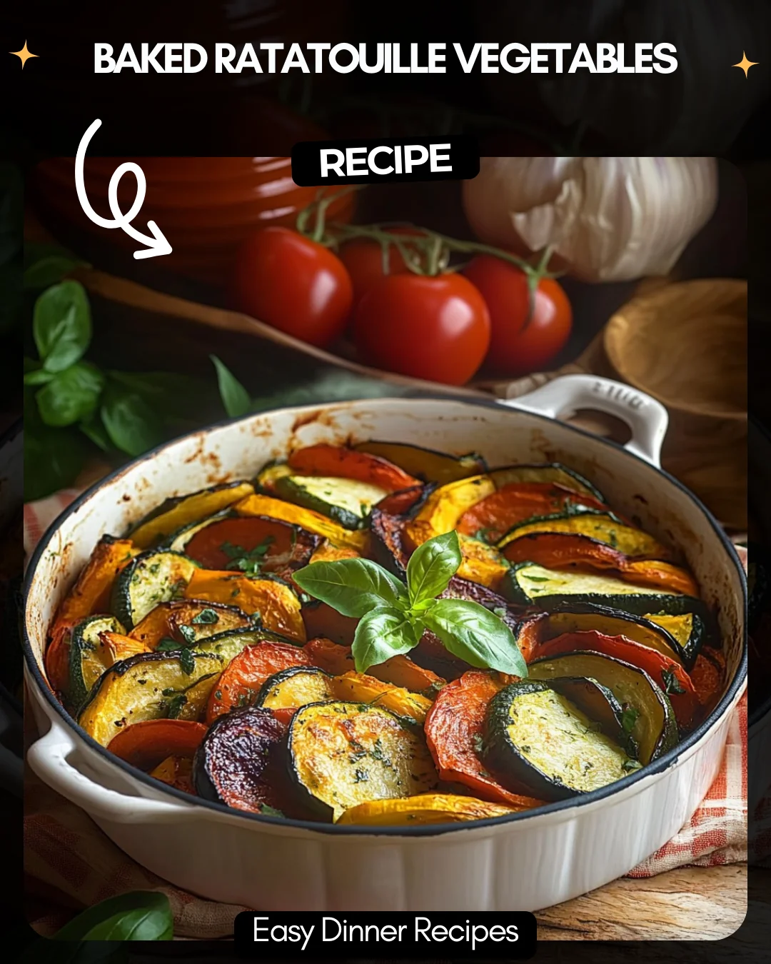 Baked Ratatouille Vegetables