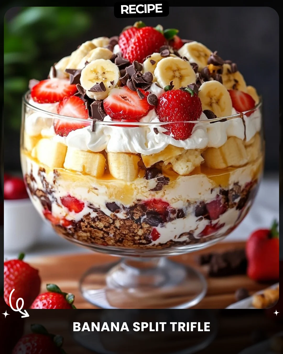 Banana Split Trifle