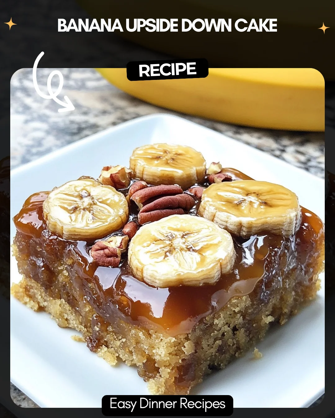 Banana Upside Down Cake
