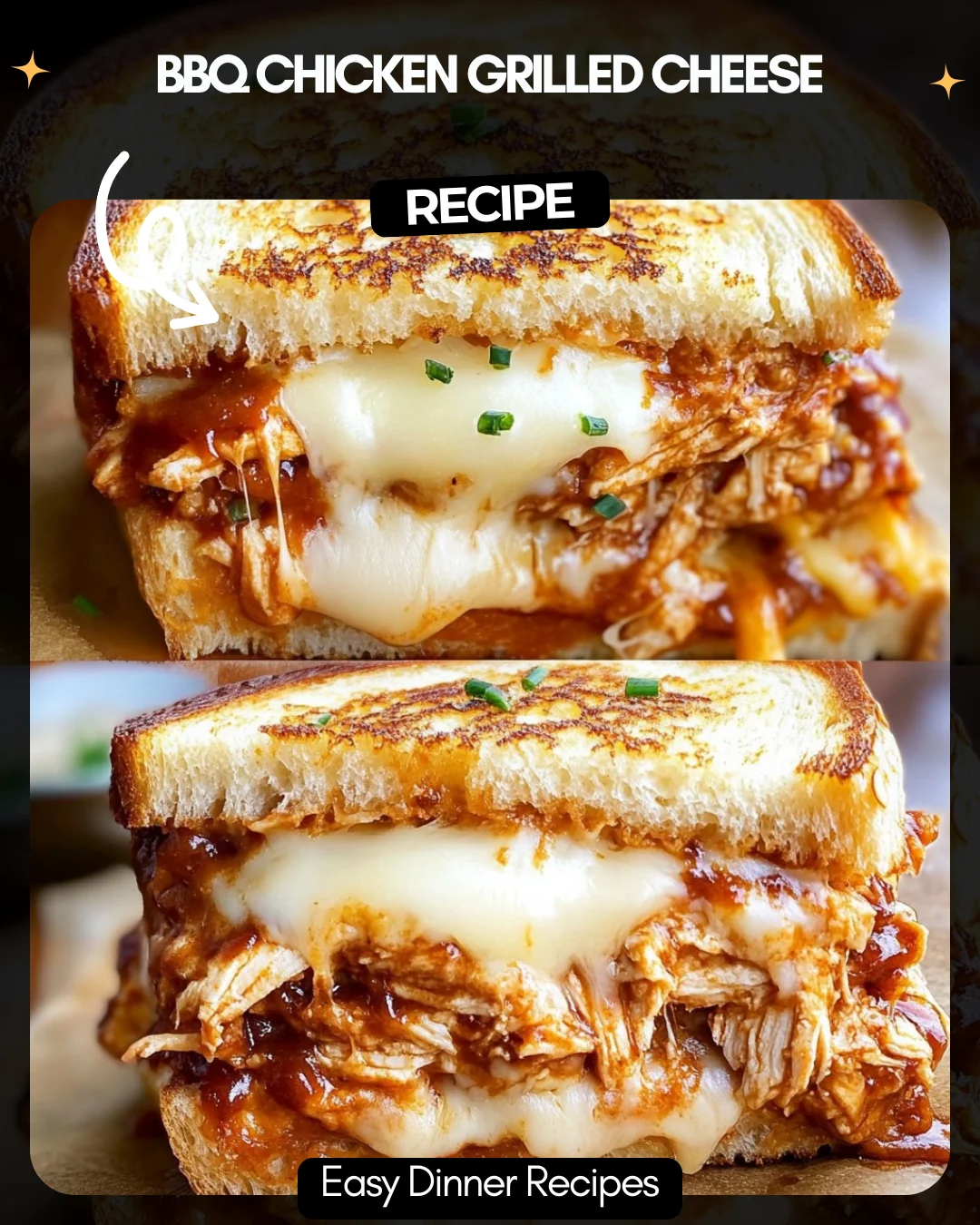 BBQ Chicken Grilled Cheese