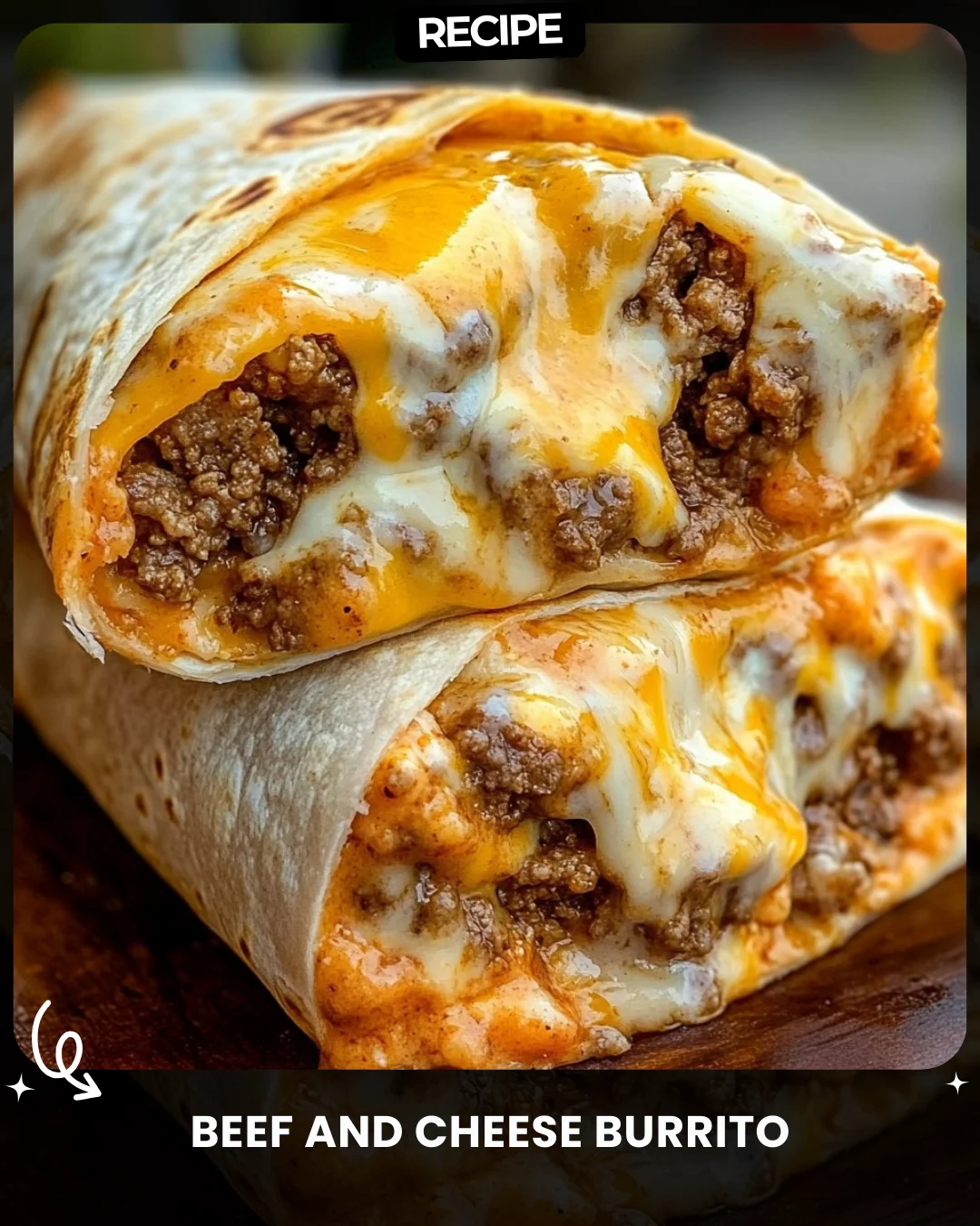 Beef and Cheese Burrito