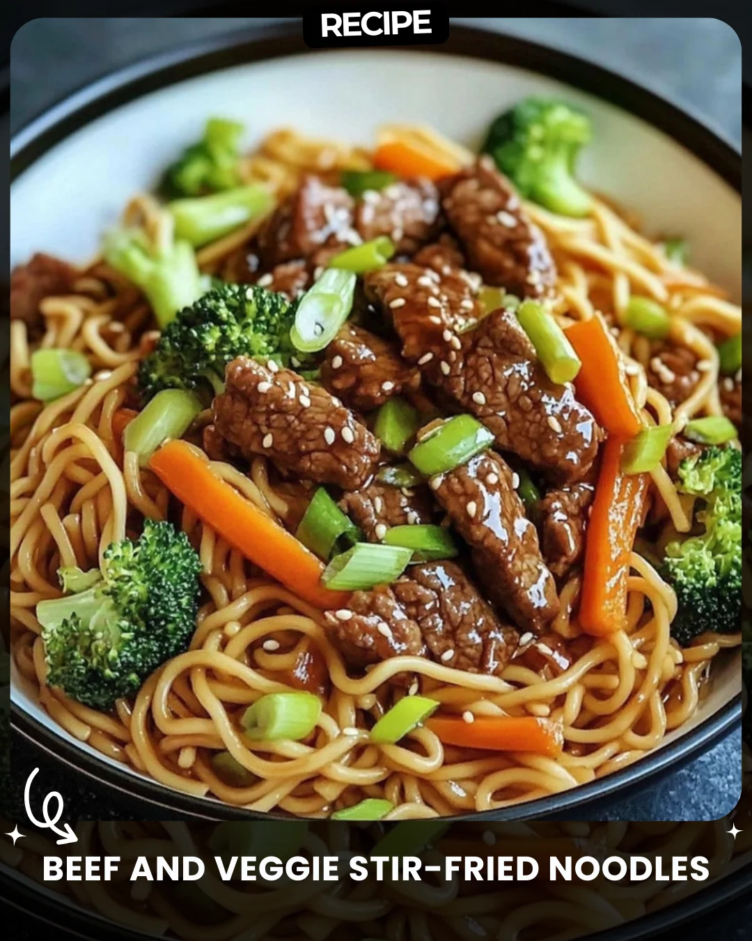 Beef and Veggie Stir-Fried Noodles