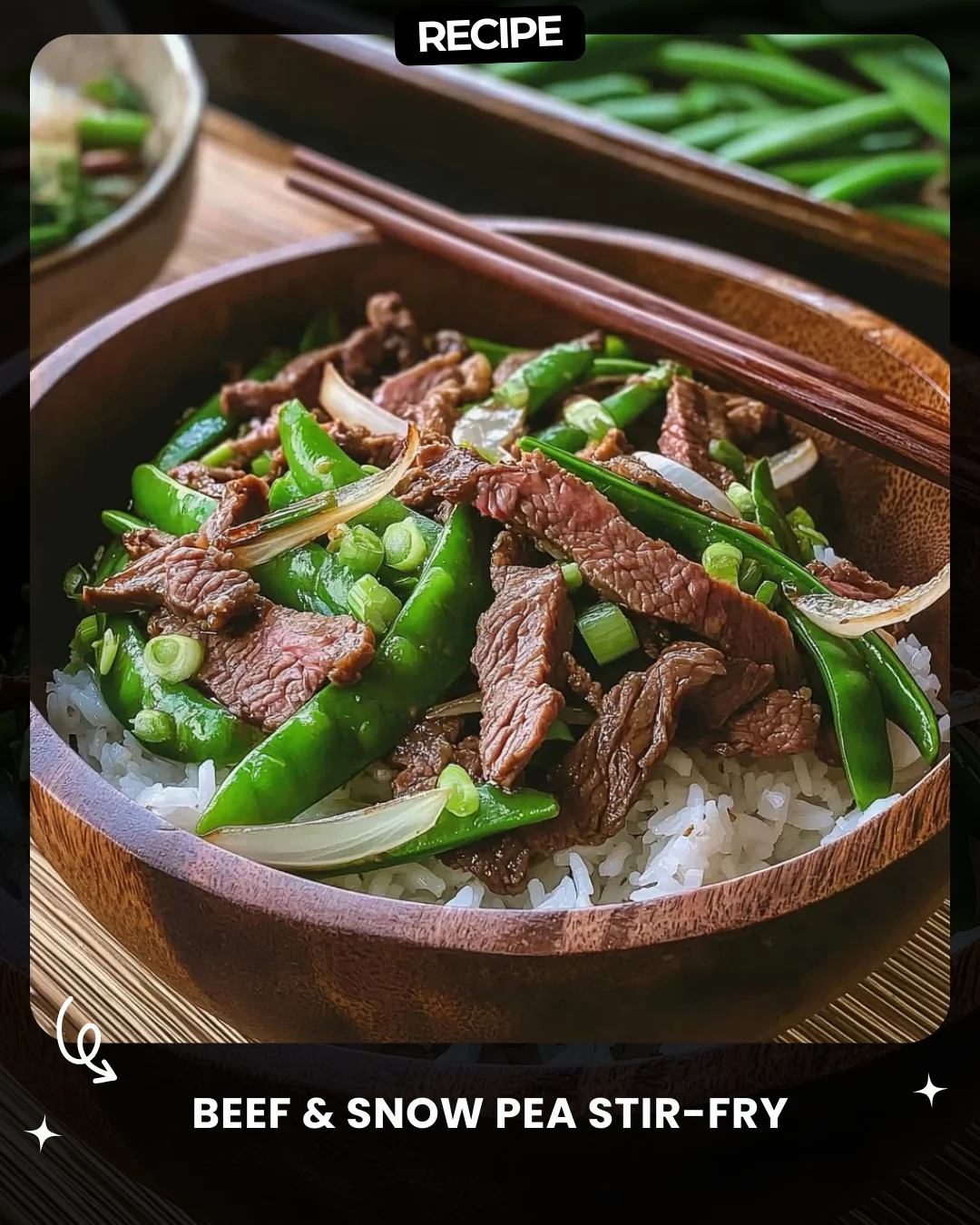 Beef & Snow Pea Stir-Fry