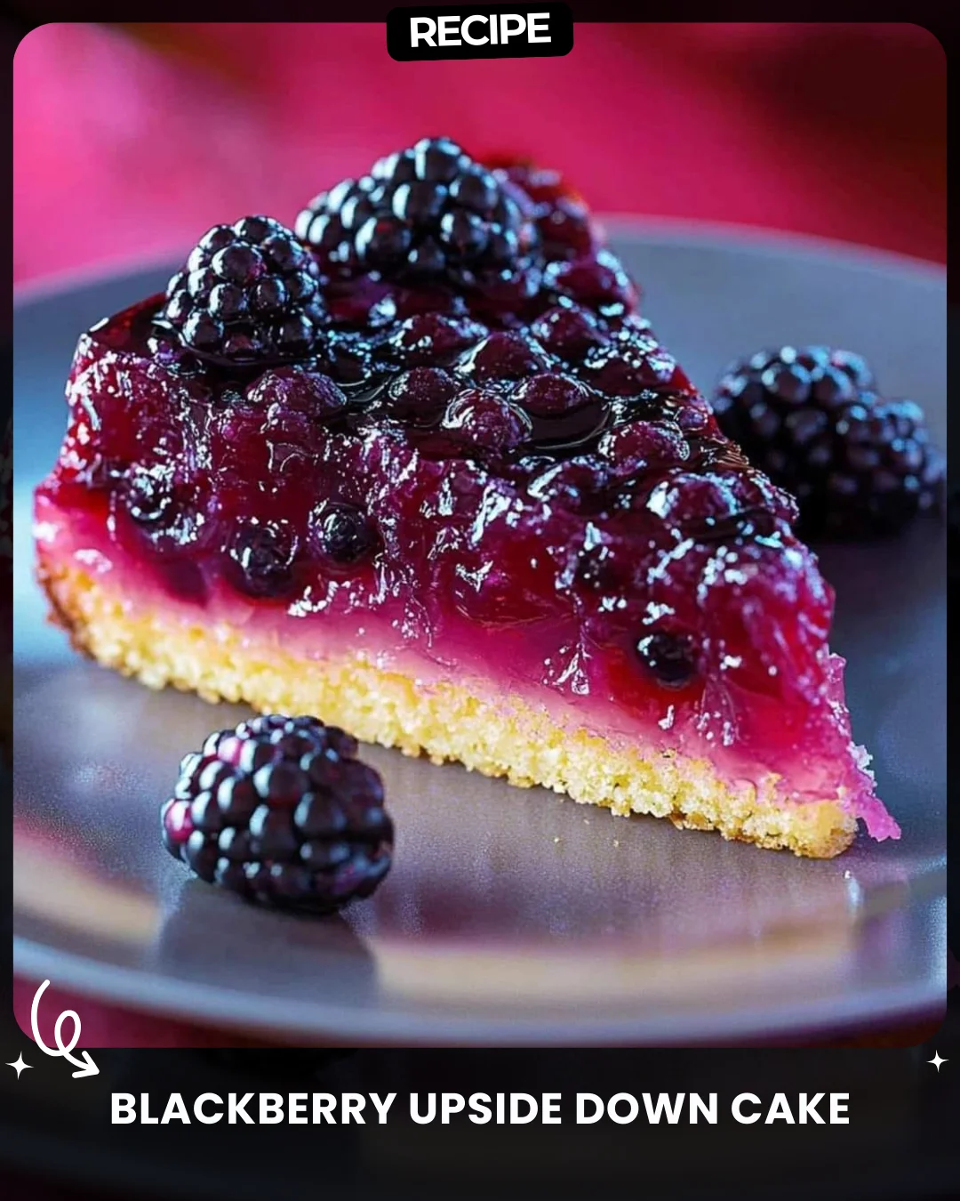 Blackberry Upside Down Cake
