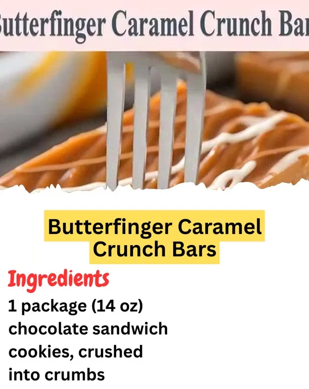 Butterfinger Caramel Crunch Bars