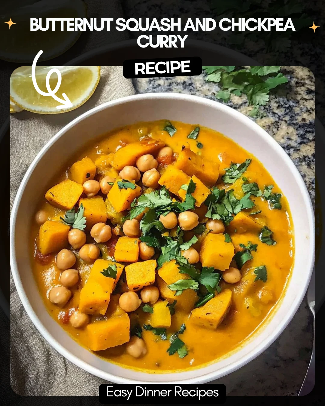 Butternut Squash and Chickpea Curry