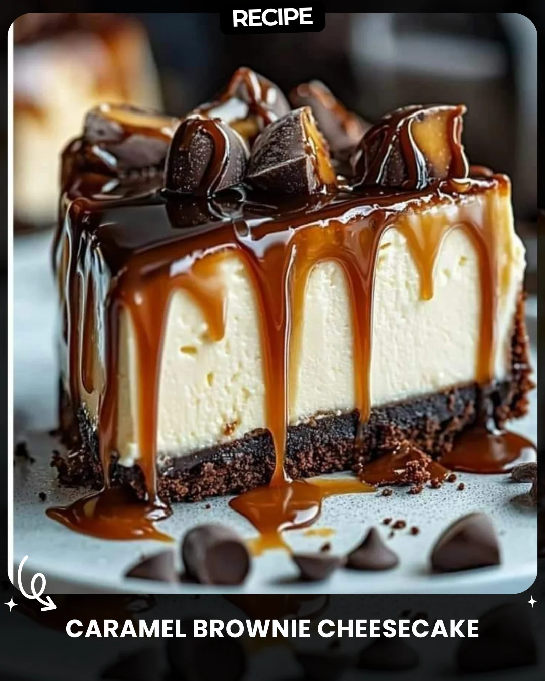 Caramel Brownie Cheesecake