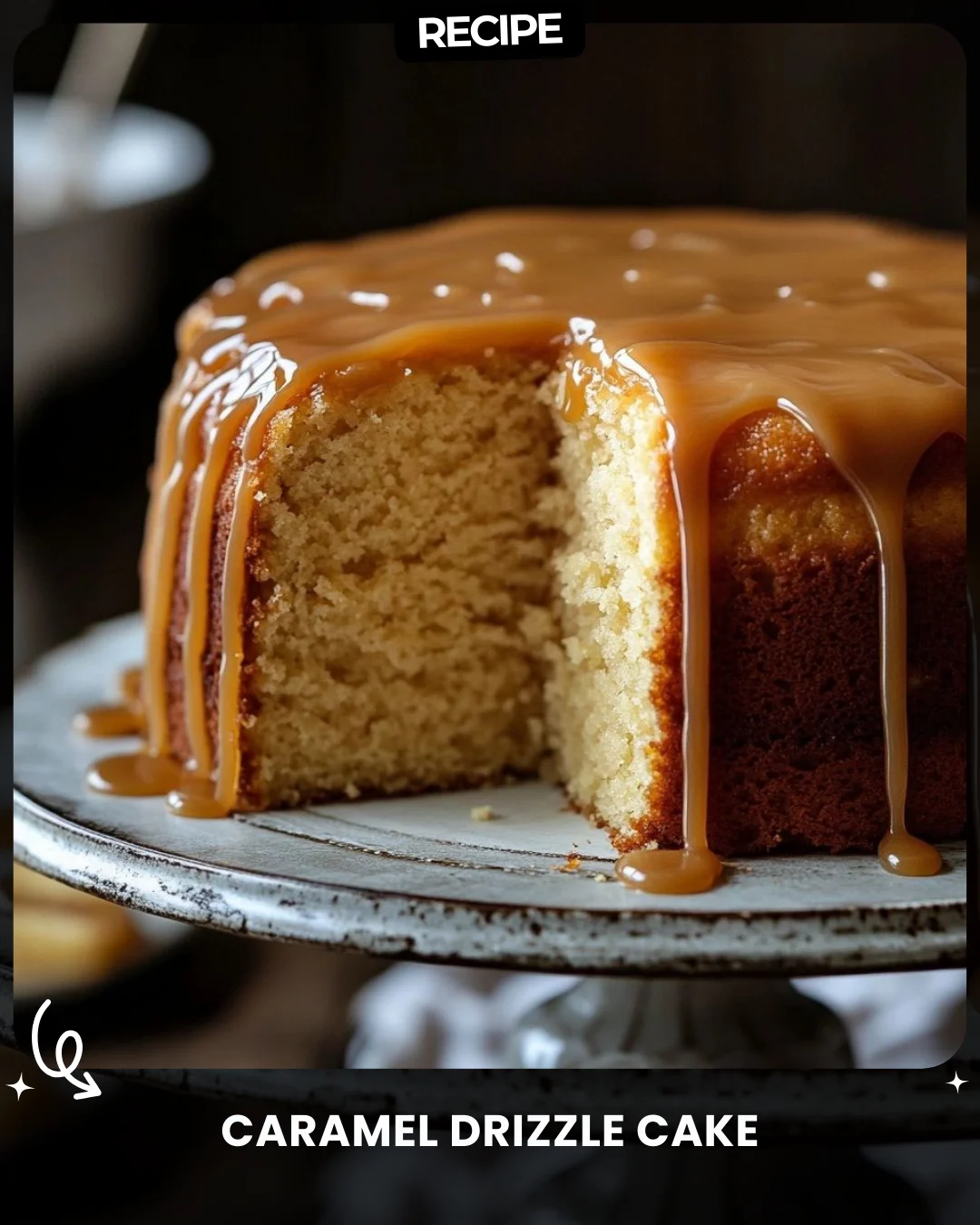 Caramel Drizzle Cake