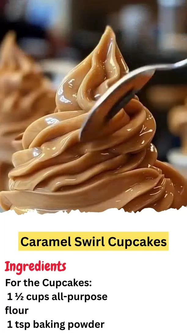 Caramel Swirl Cupcakes