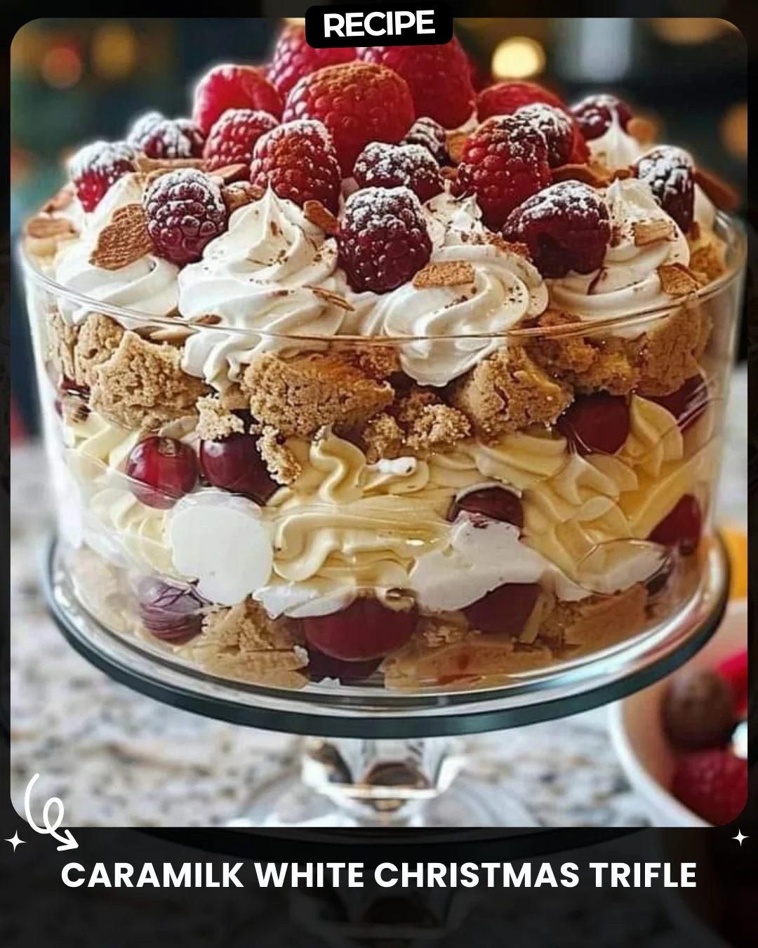 Caramilk White Christmas Trifle