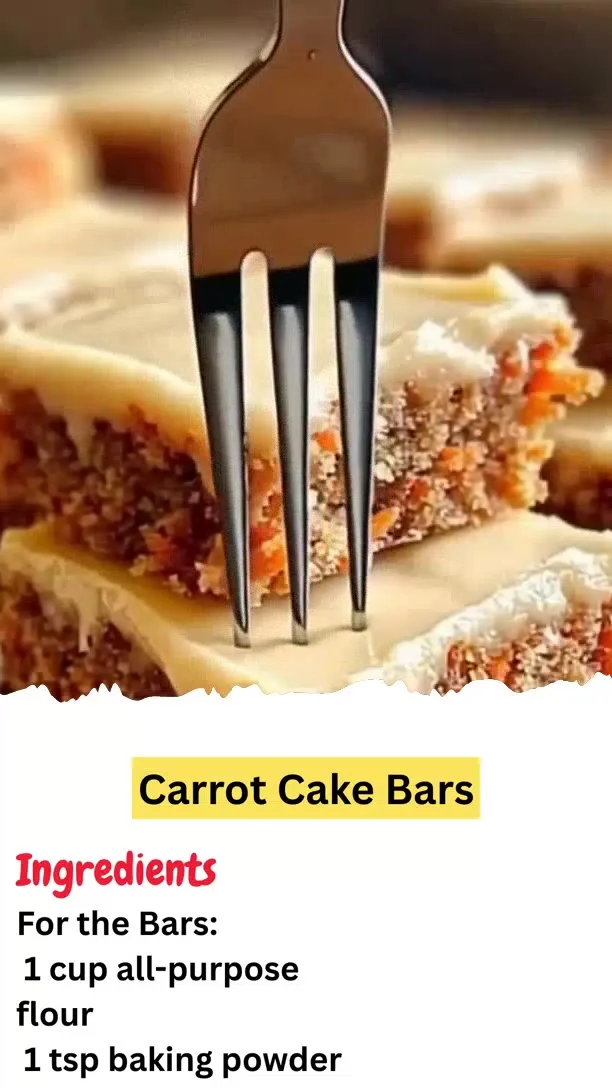 Carrot Cake Bars