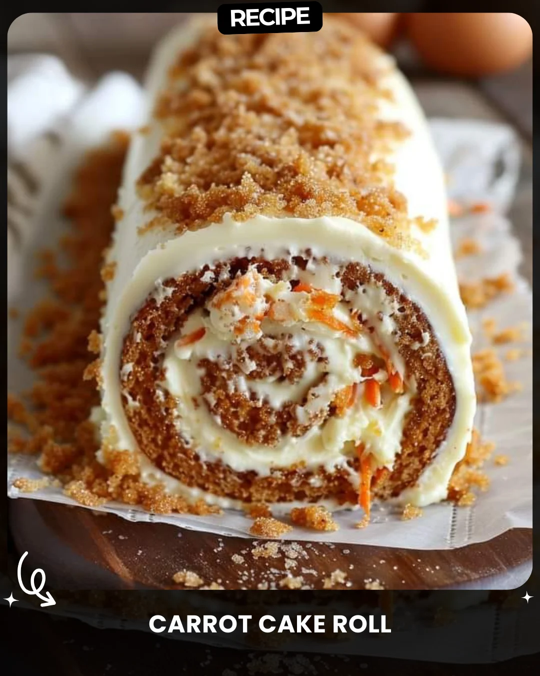 Carrot Cake Roll