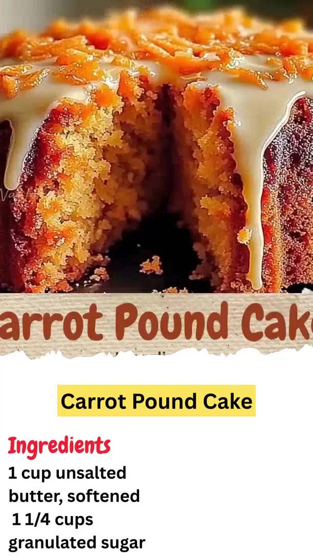 Carrot Pound Cake