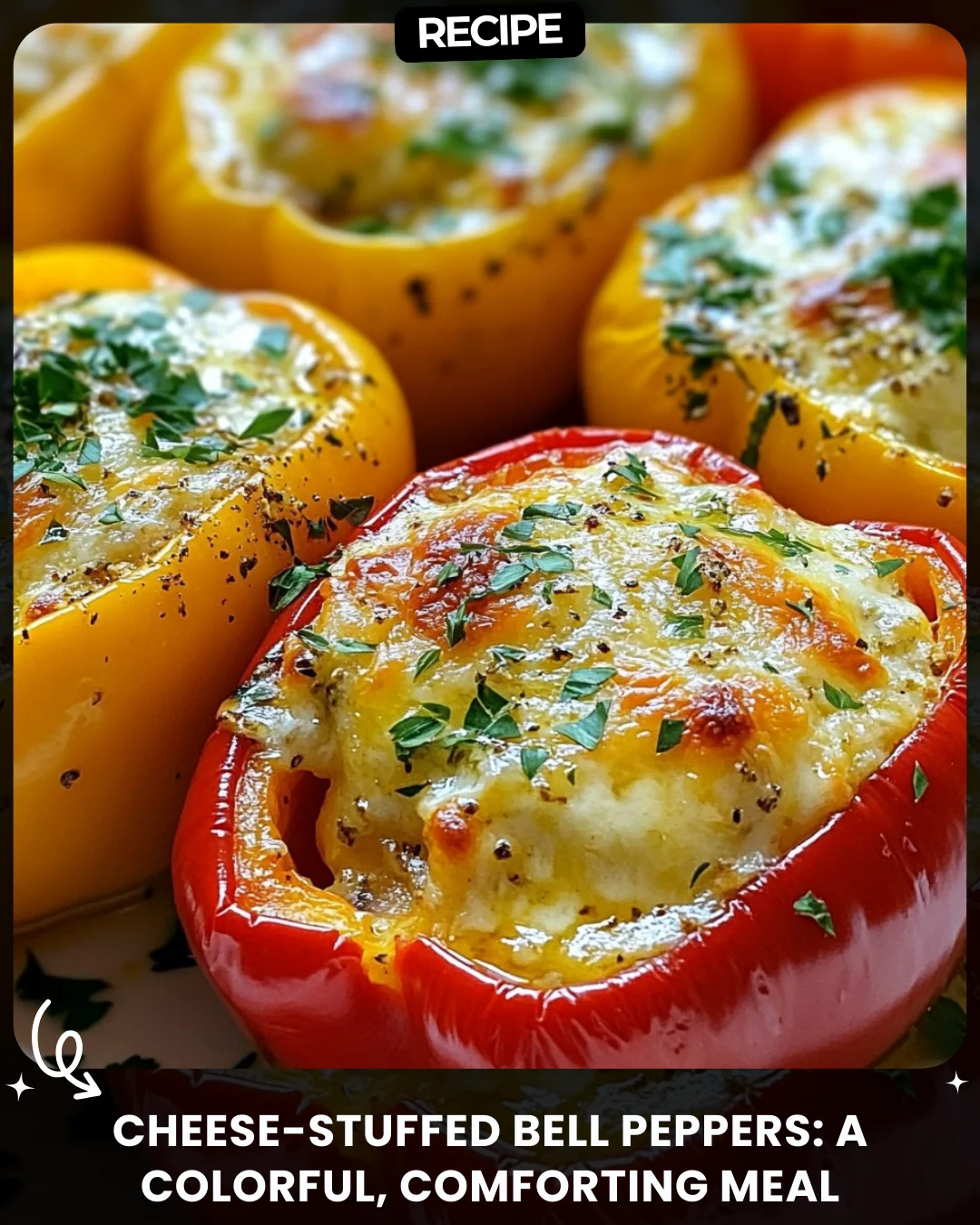 Cheese-Stuffed Bell Peppers: A Colorful, Comforting Meal