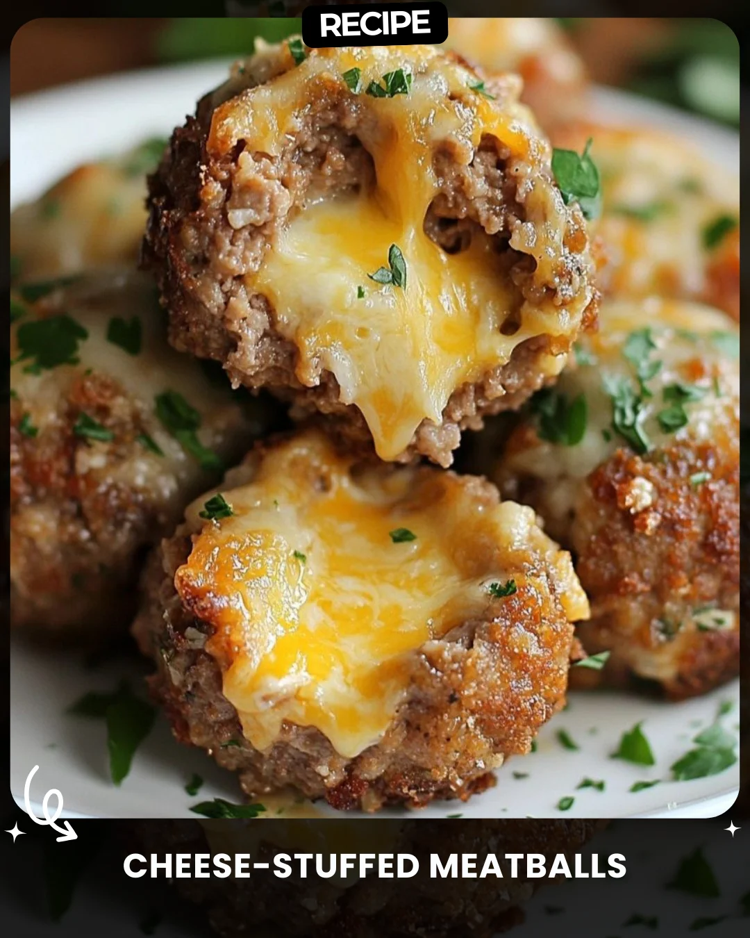 Cheese-Stuffed Meatballs