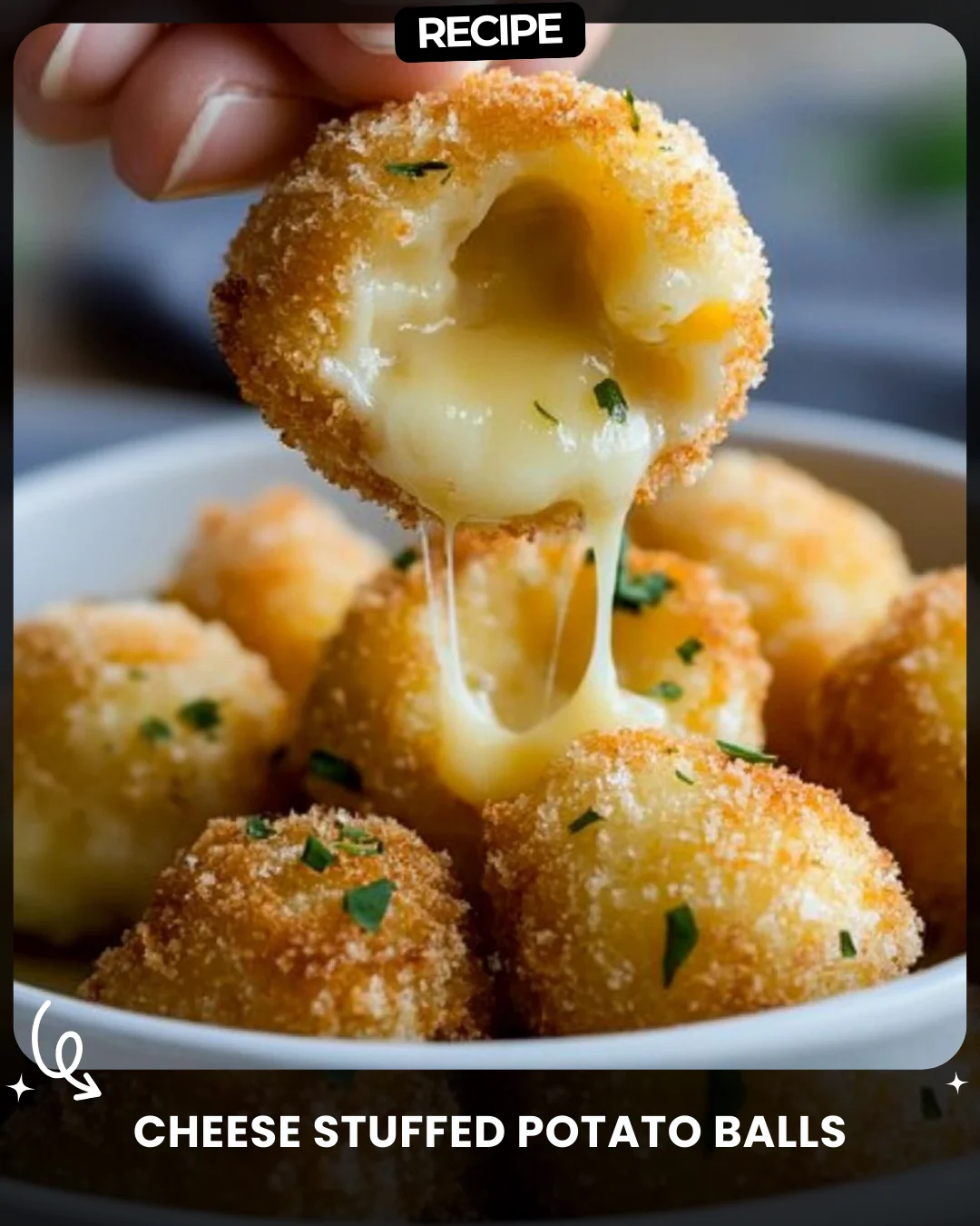 Cheese Stuffed Potato Balls