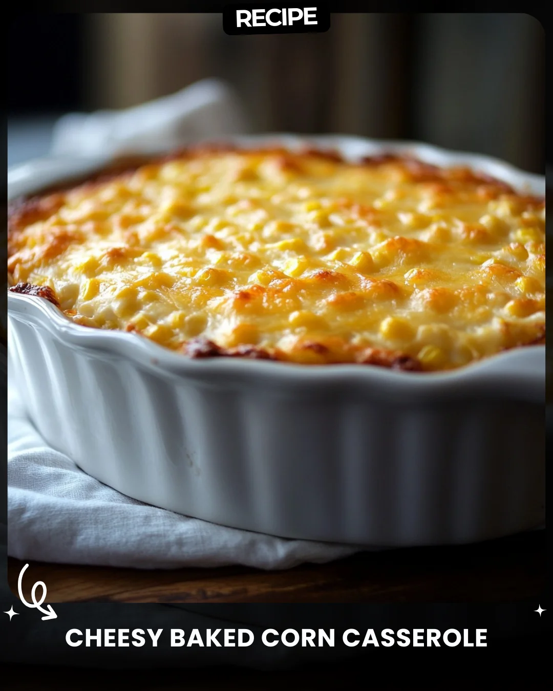 Cheesy Baked Corn Casserole