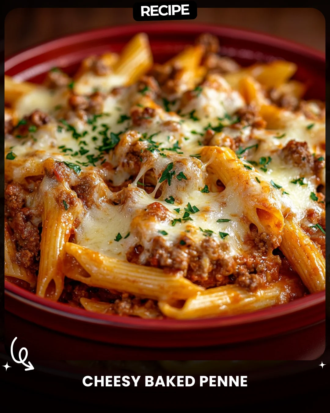 Cheesy Baked Penne