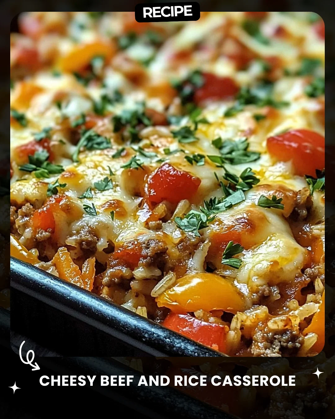 Cheesy Beef and Rice Casserole