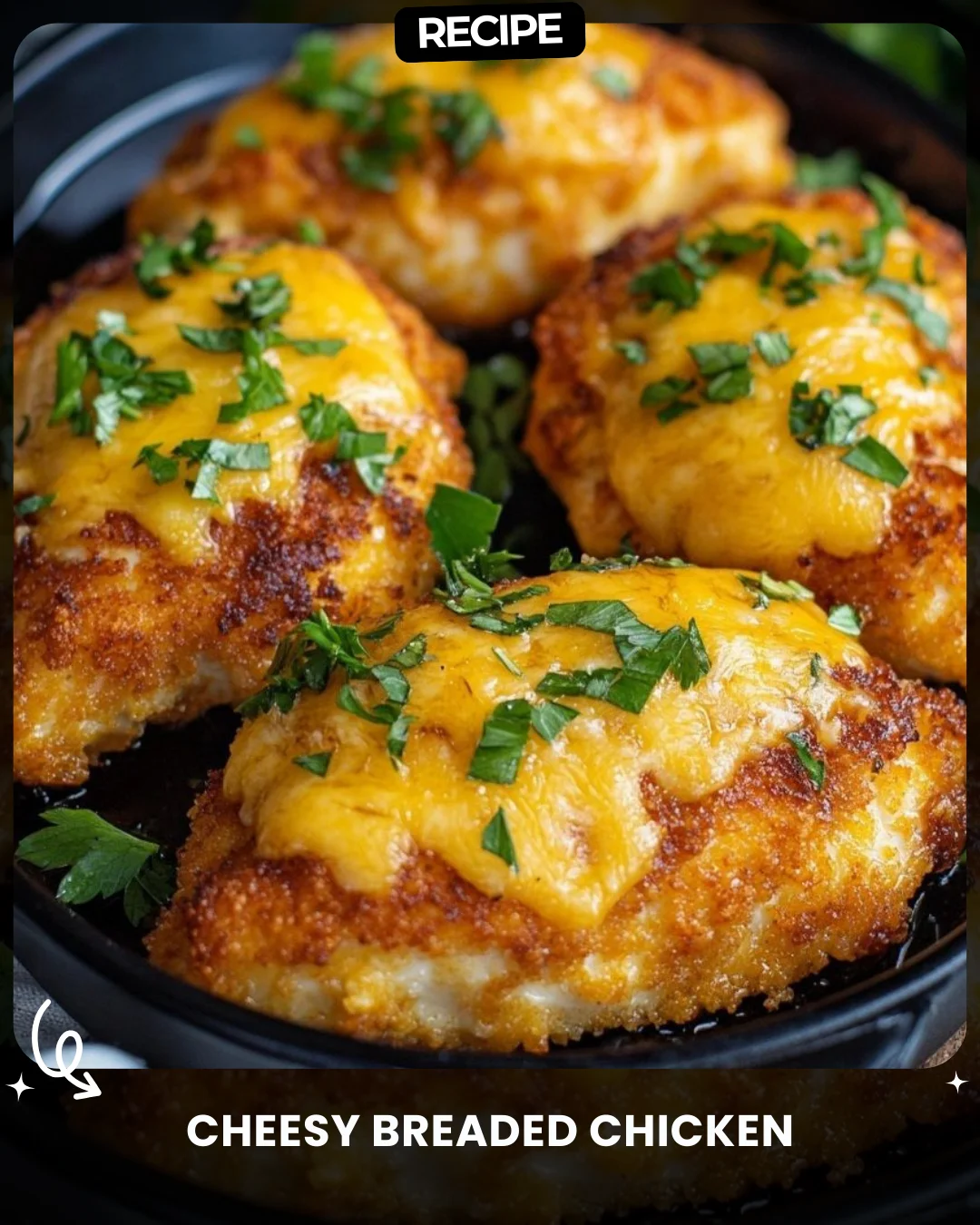 Cheesy Breaded Chicken