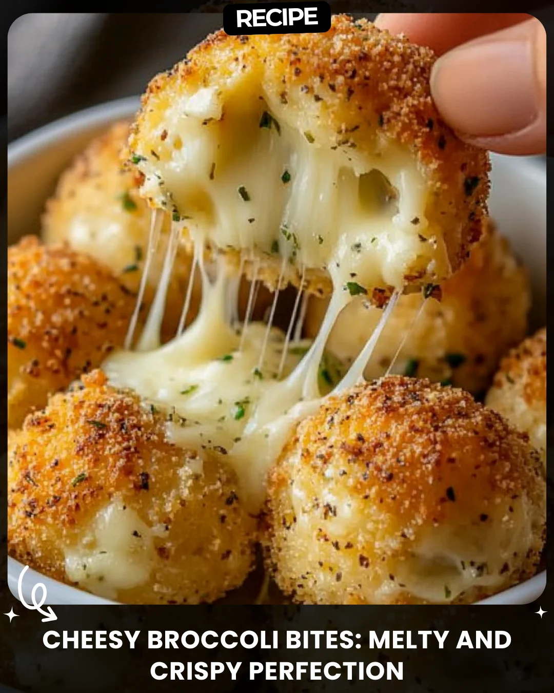 Cheesy Broccoli Bites: Melty and Crispy Perfection