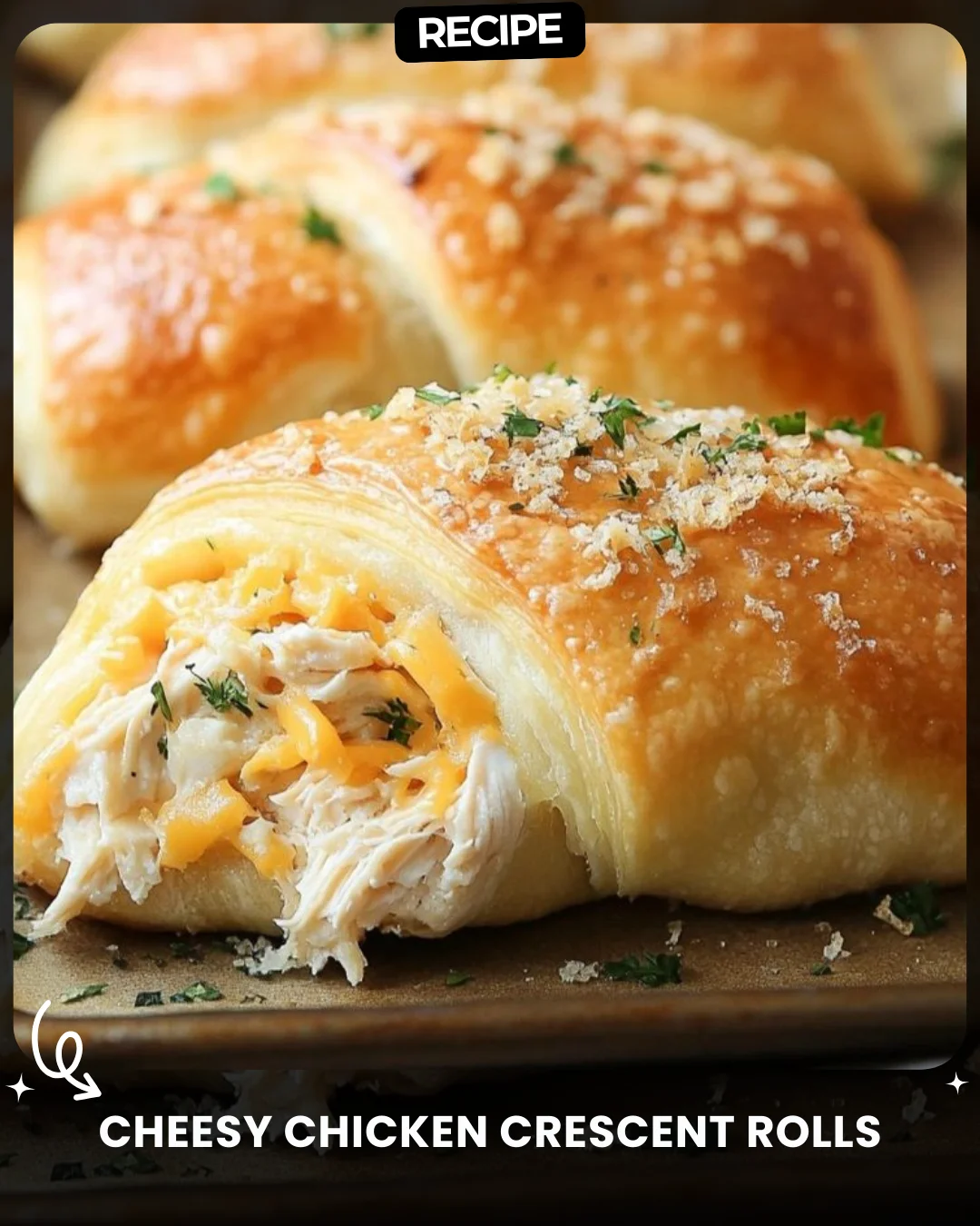 Cheesy Chicken Crescent Rolls