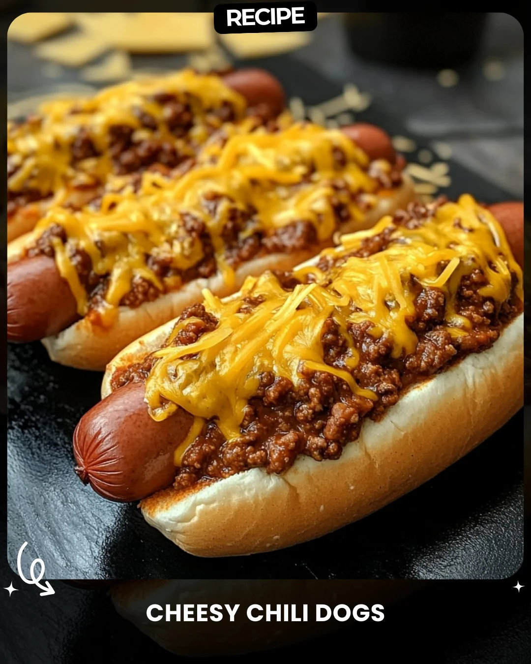 Cheesy Chili Dogs