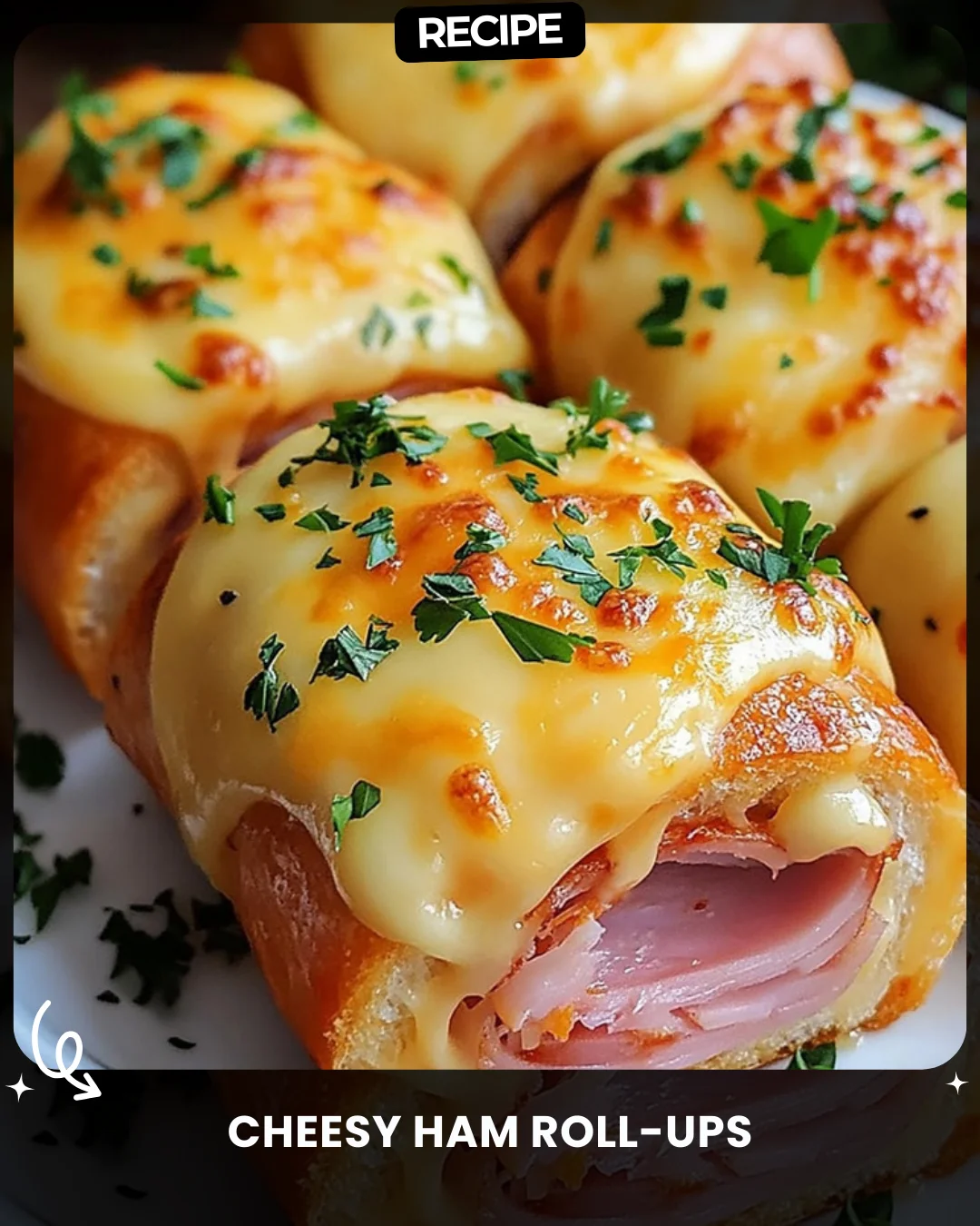 Cheesy Ham Roll-Ups