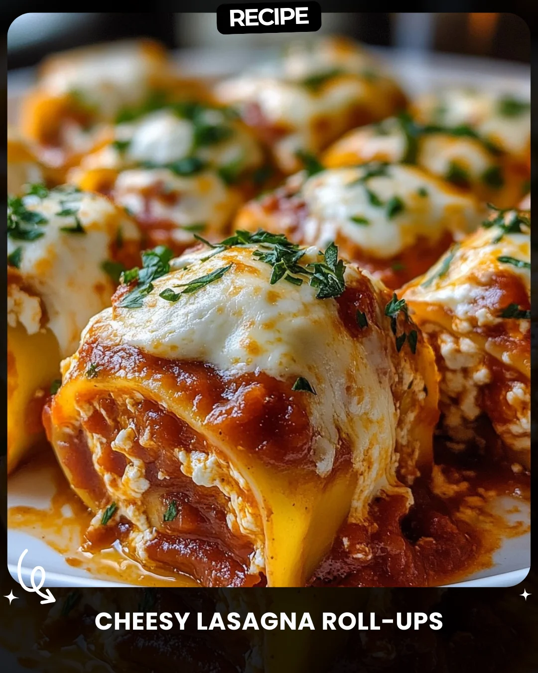 Cheesy Lasagna Roll-Ups