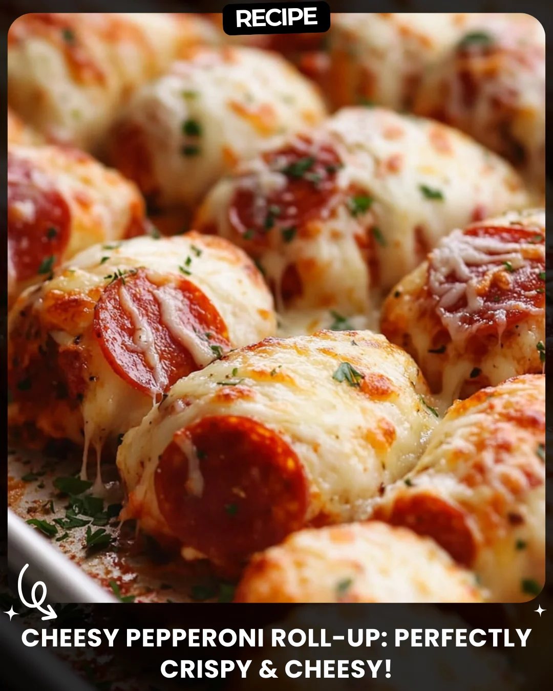 Cheesy Pepperoni Roll-Up: Perfectly Crispy & Cheesy!