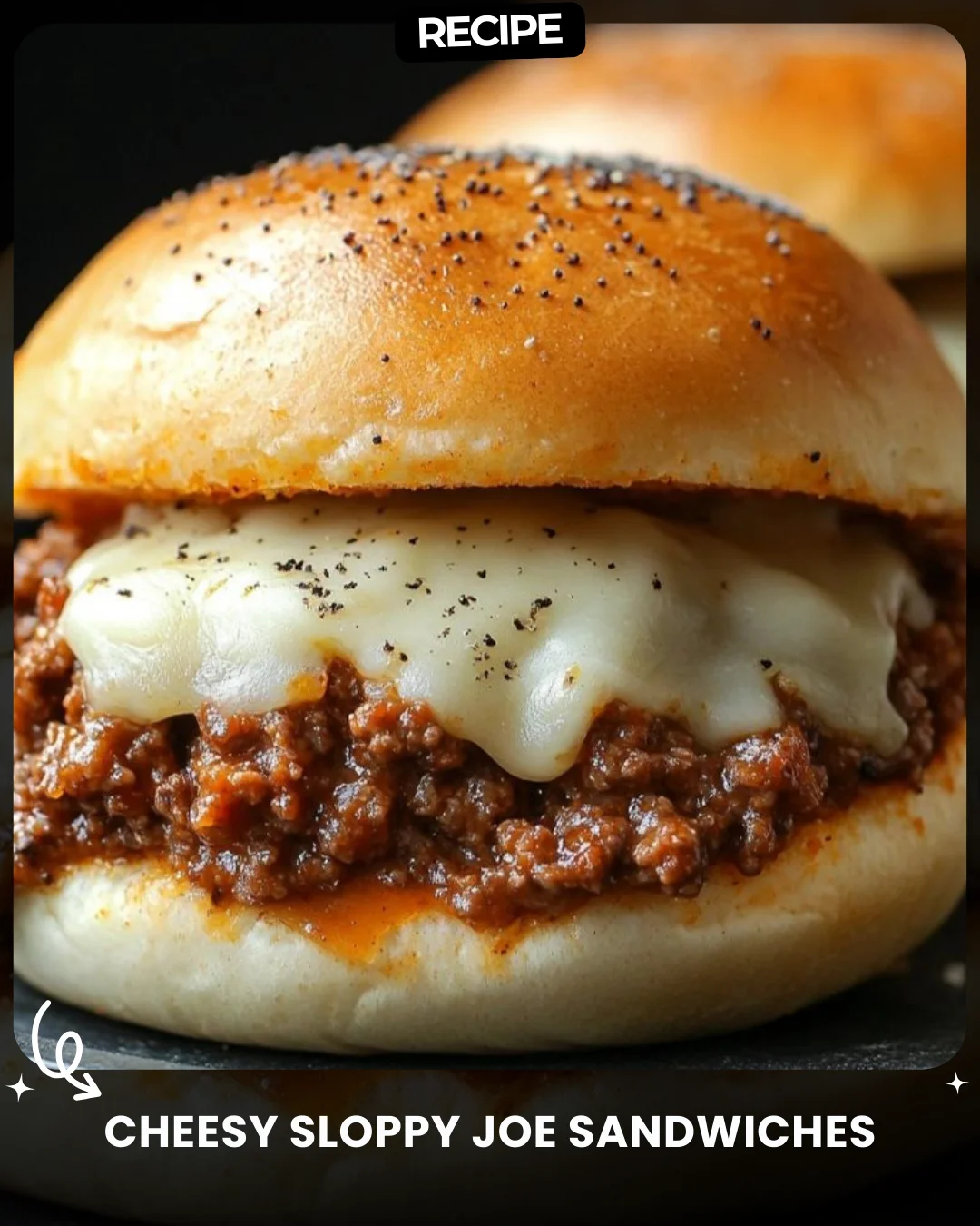 Cheesy Sloppy Joe Sandwiches
