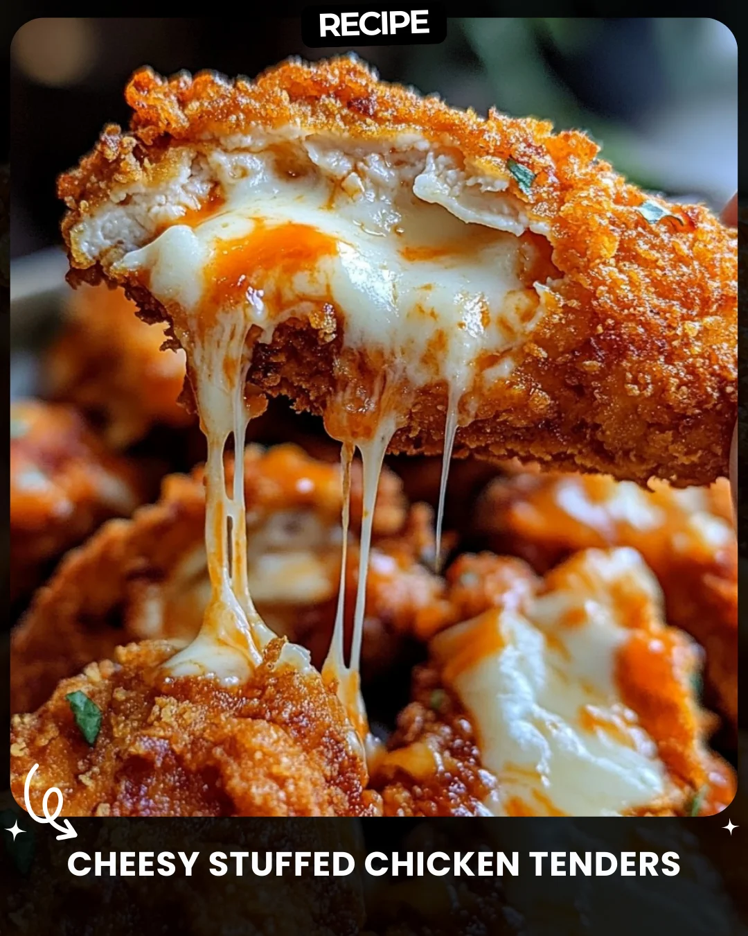 Cheesy Stuffed Chicken Tenders