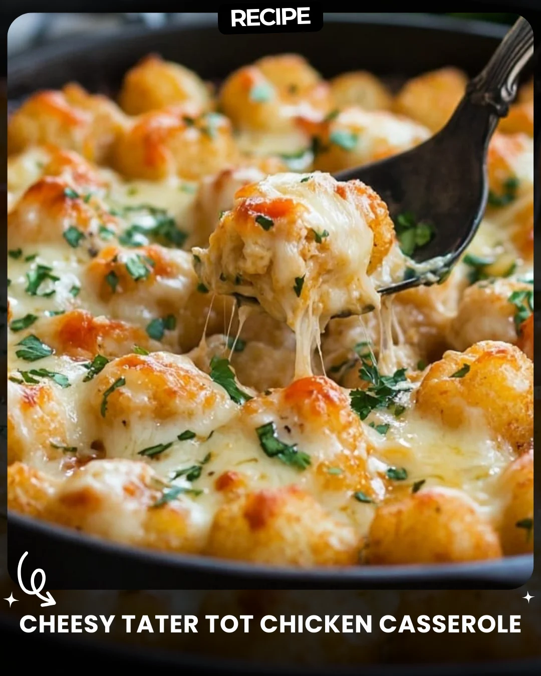 Cheesy Tater Tot Chicken Casserole