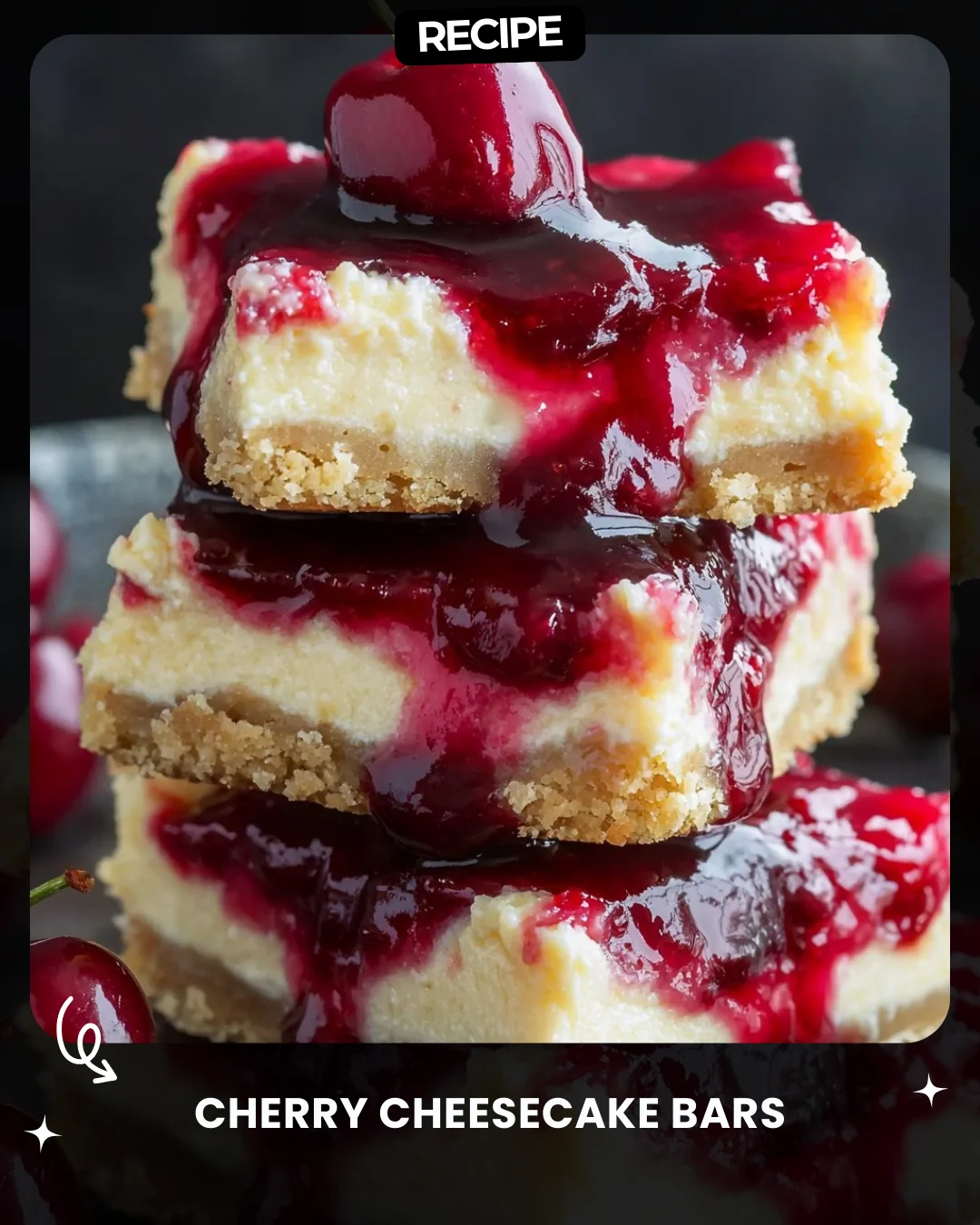 Cherry Cheesecake Bars