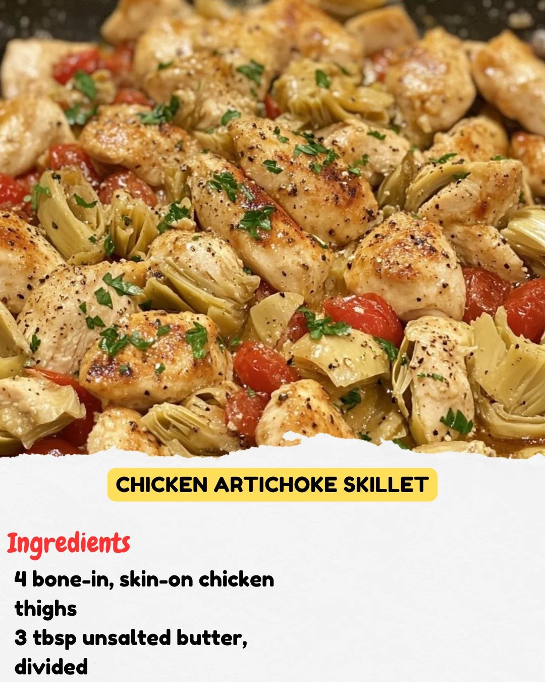 Chicken Artichoke Skillet